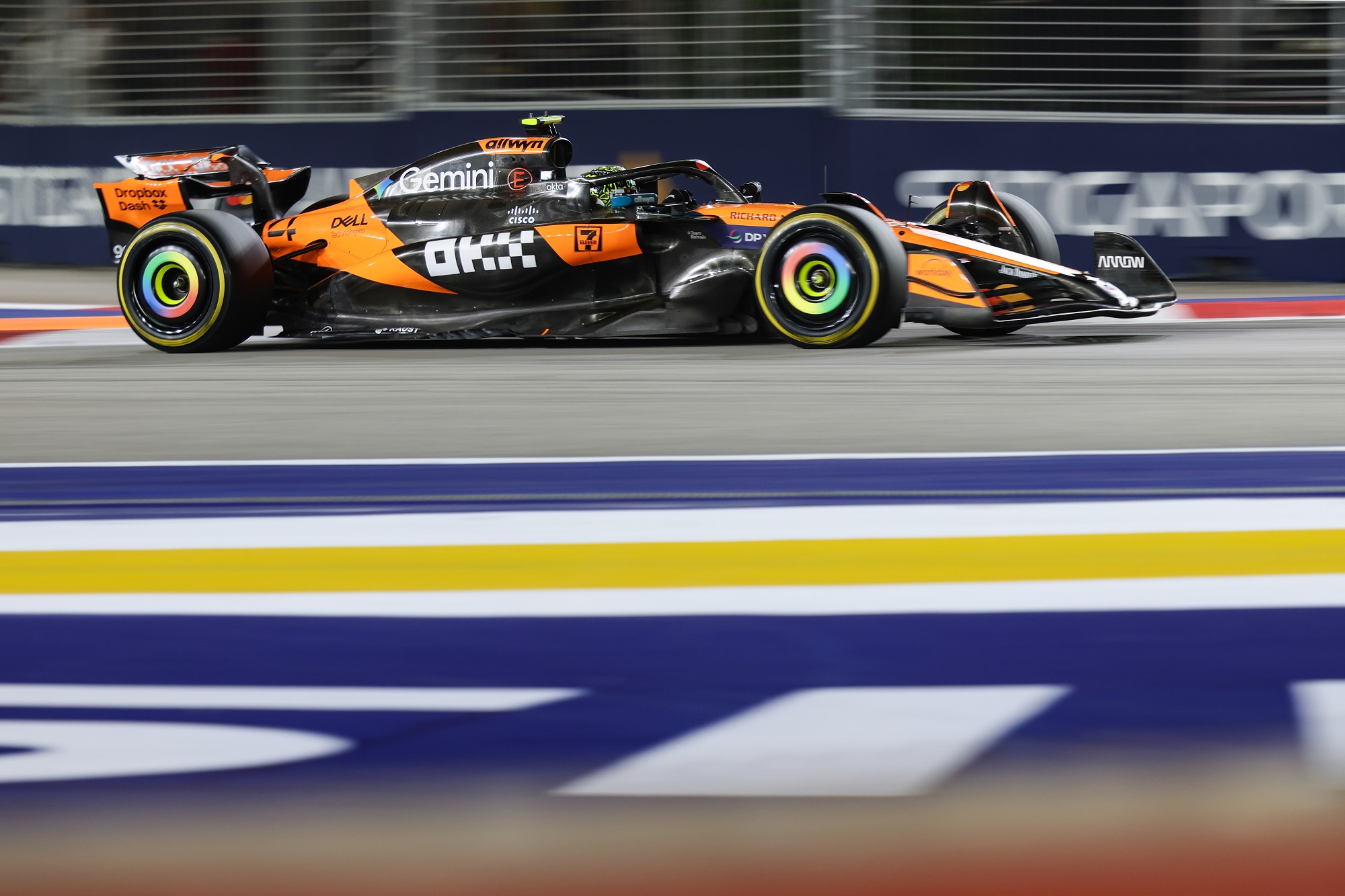 GP Singapura F1: Oscar Piastri feliz, Lando Norris nem por isso