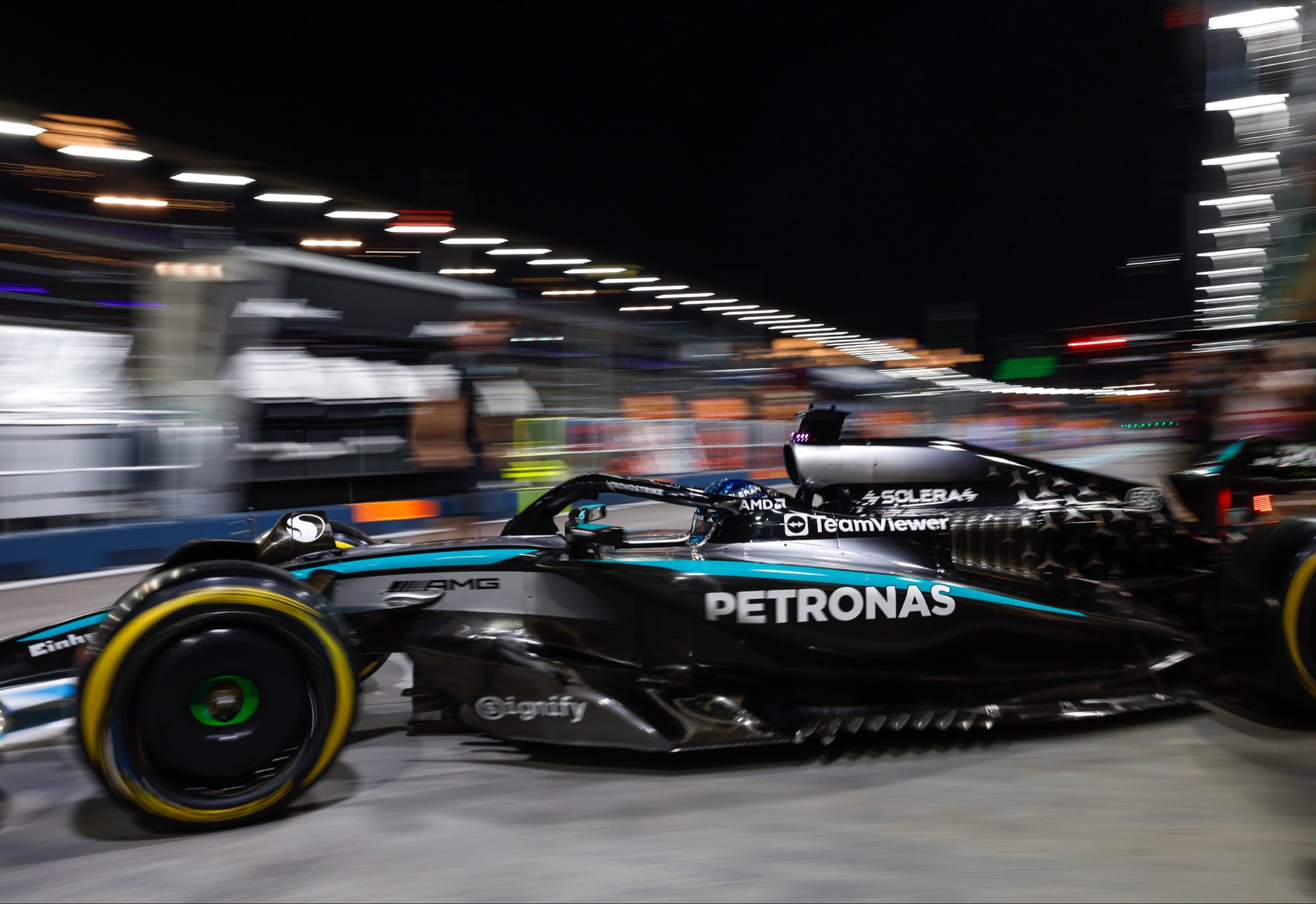 GP Singapura, Mario Isola: “Volta de Russell 367 milésimos mais rápida do que pole do ano passado”