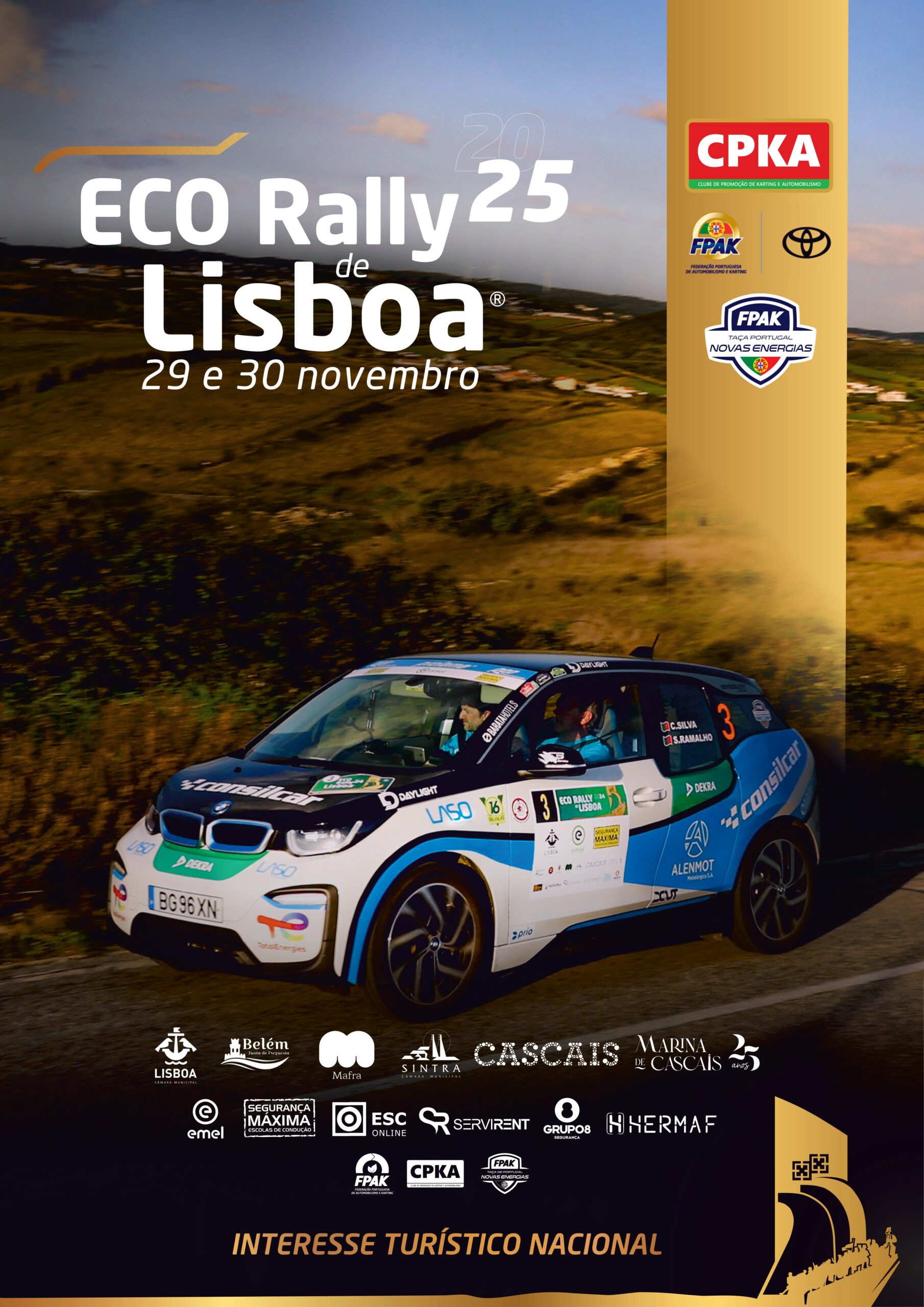 Eco Rally de Lisboa é palco da Taça de Portugal de Novas Energias