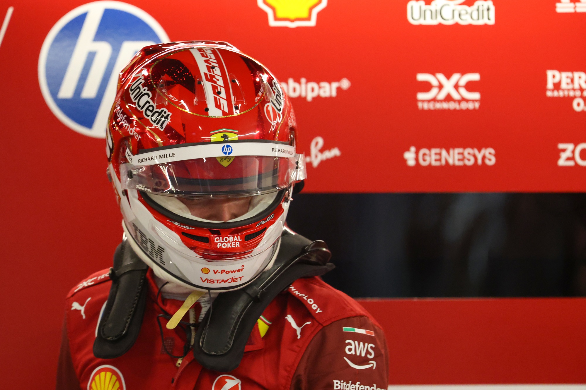 GP Las Vegas F1: Charles Leclerc frustrado pela incapacidade da Ferrari à chuva