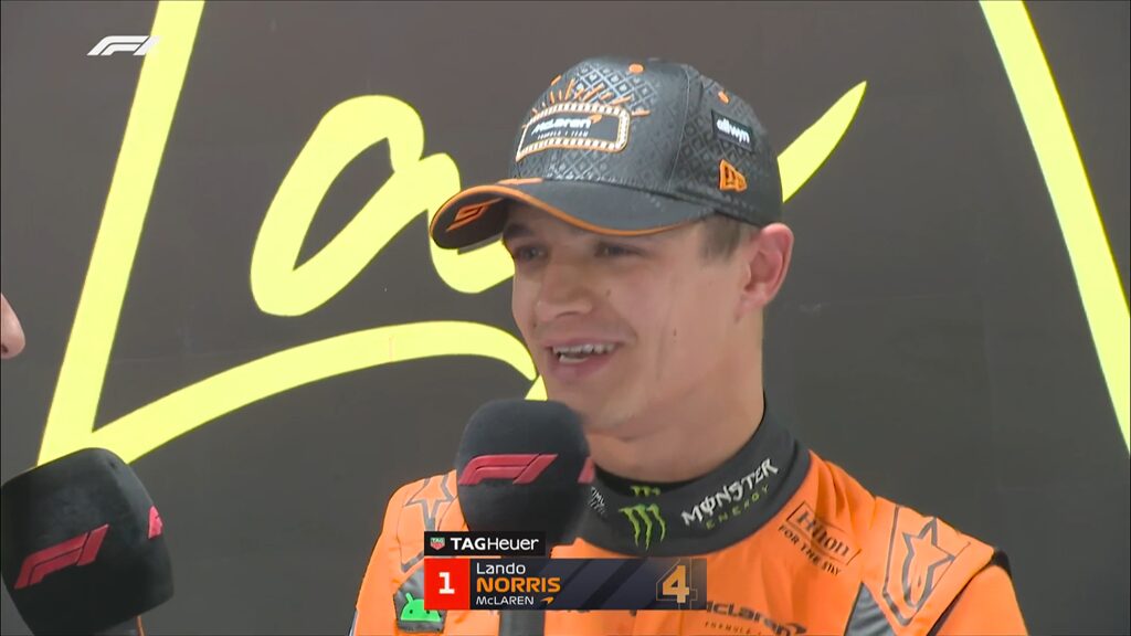 GP Las Vegas, Lando Norris: “Quase bati no muro!”