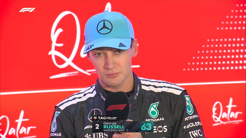 GP Qatar F1, George Russell: “McLaren são muito rápidos”