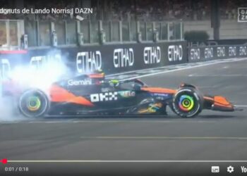 GP Abu Dhabi F1: Os ‘burnouts’ do 1º título Mundial de Lando Norris