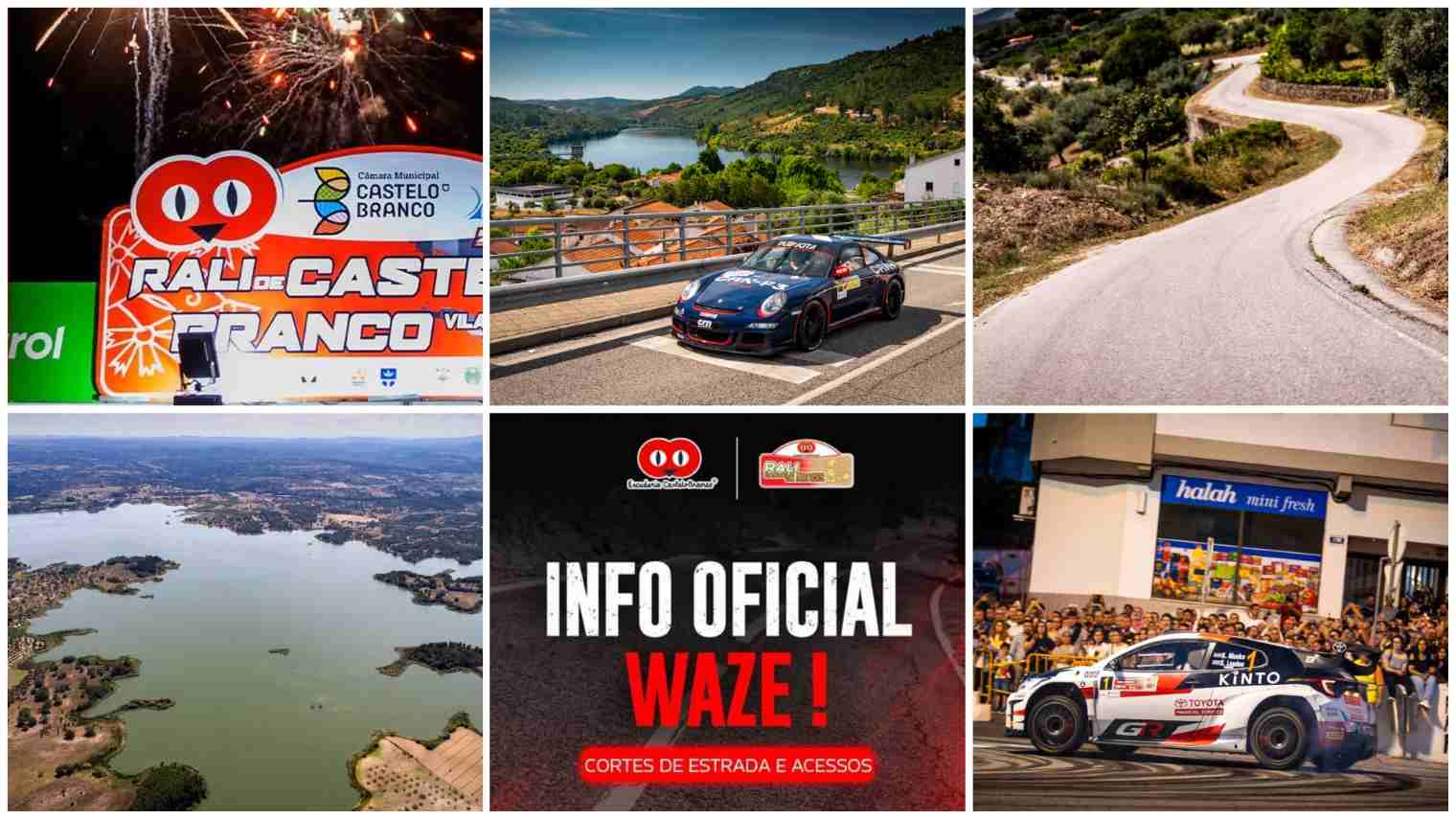 Rali de Castelo Branco: ‘Waze’, horários e mapas