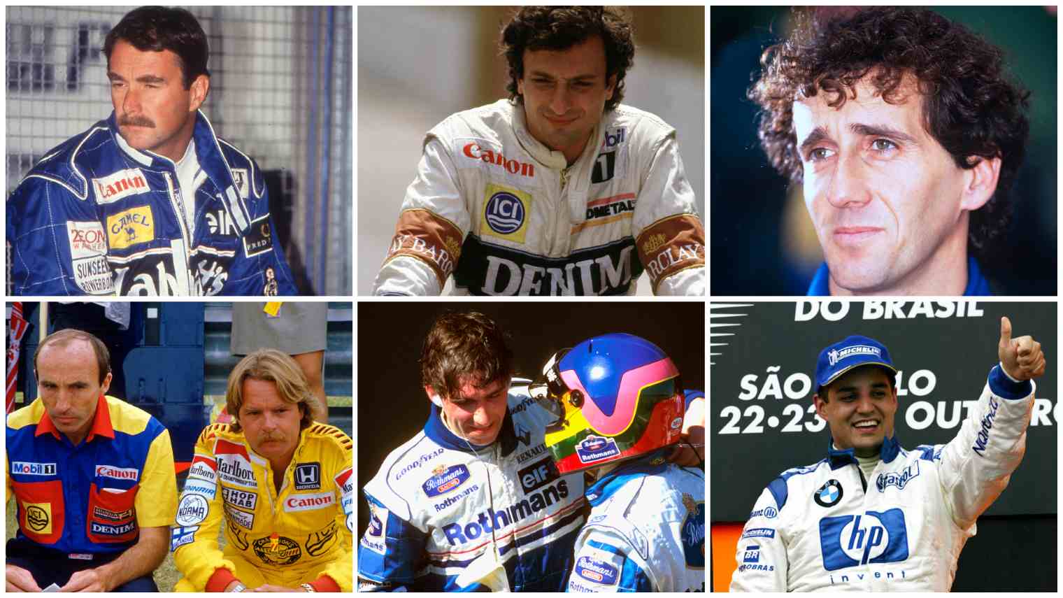 F1: As lendas da história da Williams, e o recorde de Alex Albon