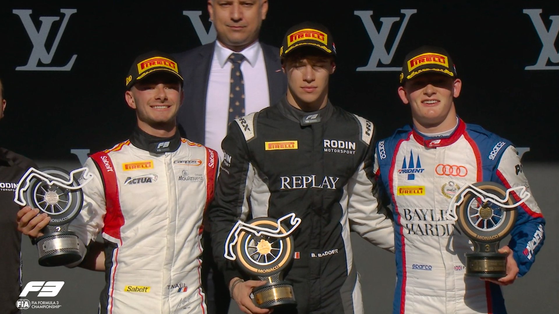 F3, Mónaco: Brando Badoer vence corrida principal