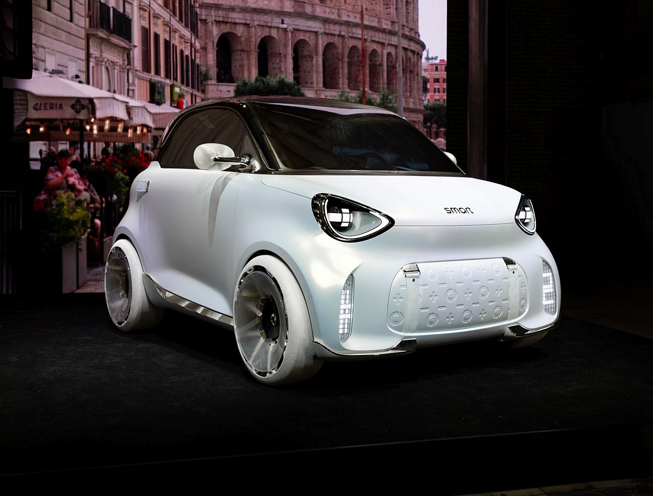 O interior do smart #2, o sucessor do fortwo