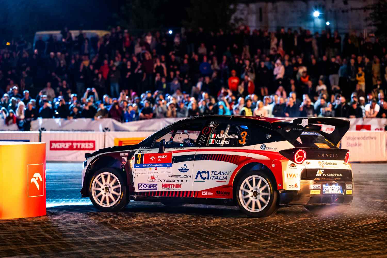 ERC: Andrea Mabellini vence super especial de Katowice e lidera o Rali da Polónia