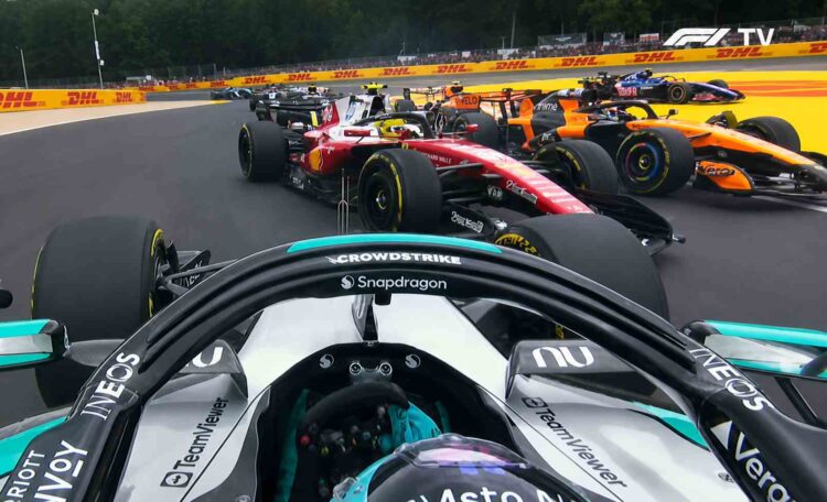 A explicação do que causou o problema de George Russell no GP da Bélgica de F1