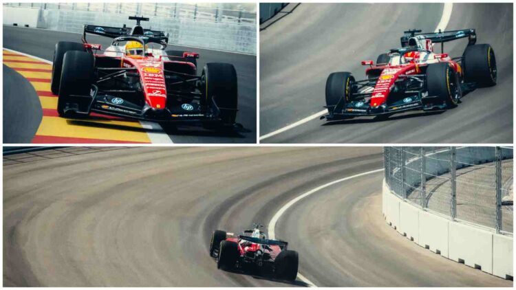 F1: Lewis Hamilton aponta falhas ao novo circuito de Madrid após ‘filmagem’ da Ferrari