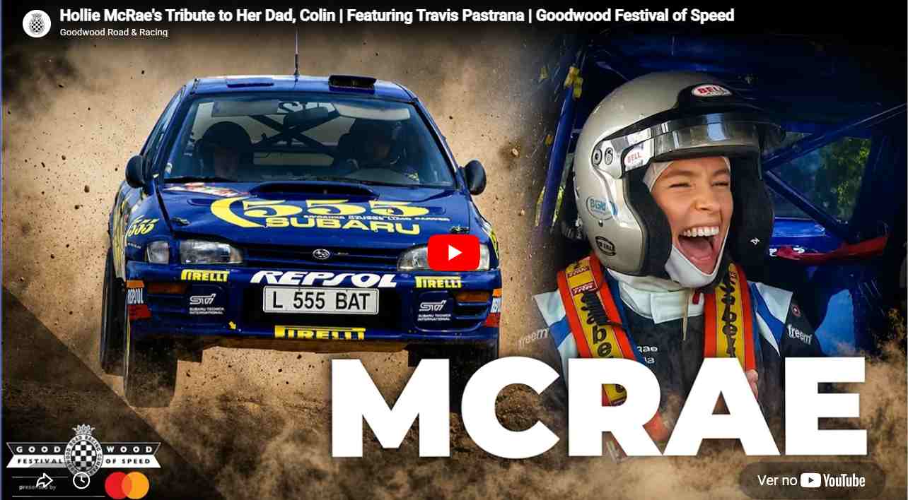 Hollie McRae evoca o legado de Colin McRae no Festival de Velocidade de Goodwood