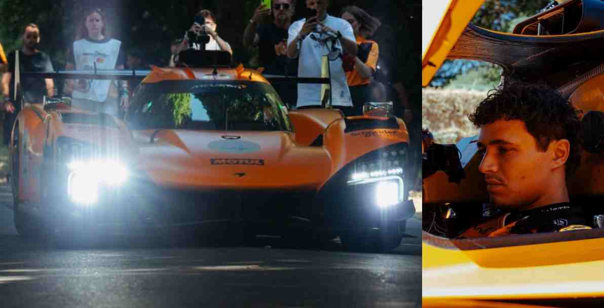 Lando Norris estreia MCL-HY em Goodwood