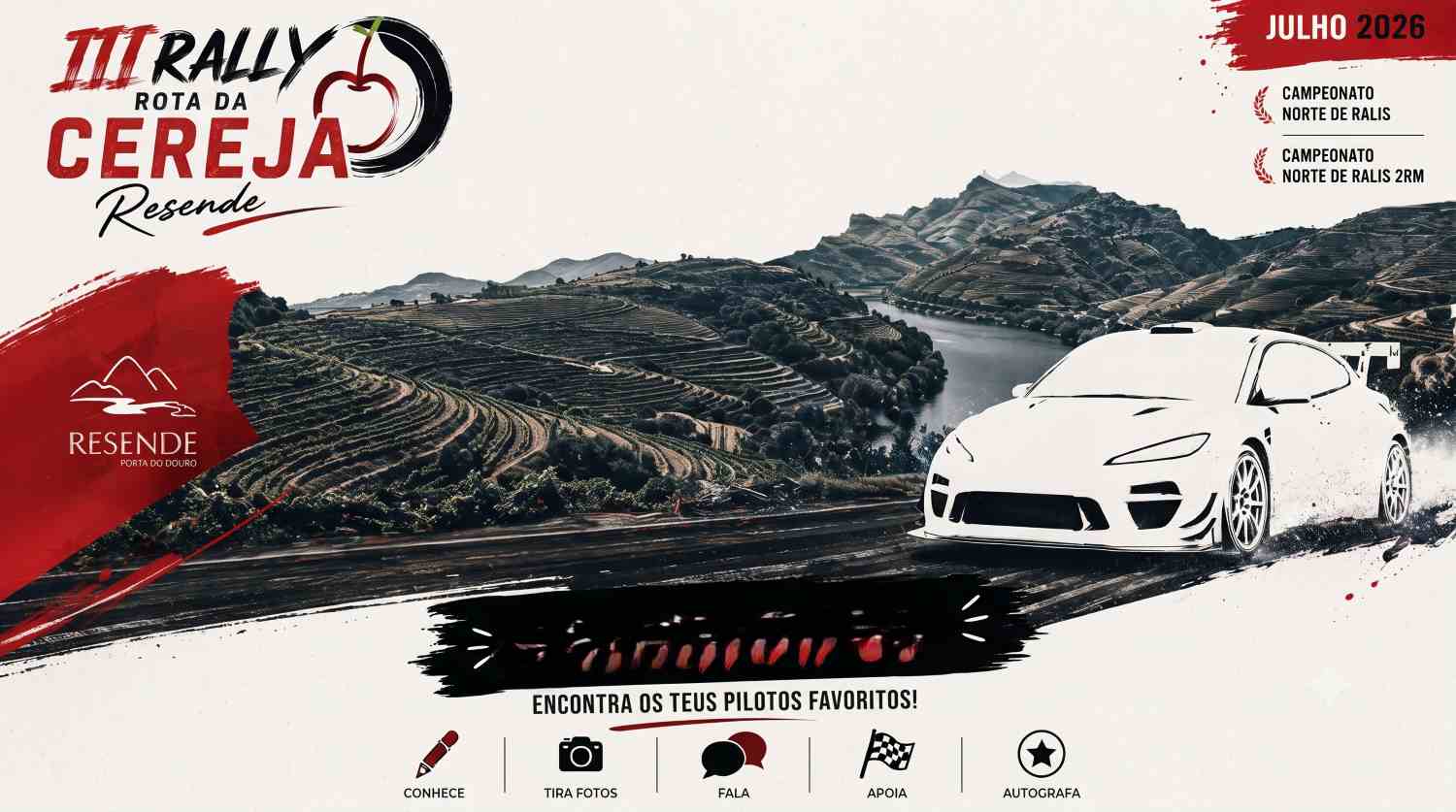 Campeonato Norte de Ralis prossegue com Rally Rota da Cereja de Resende