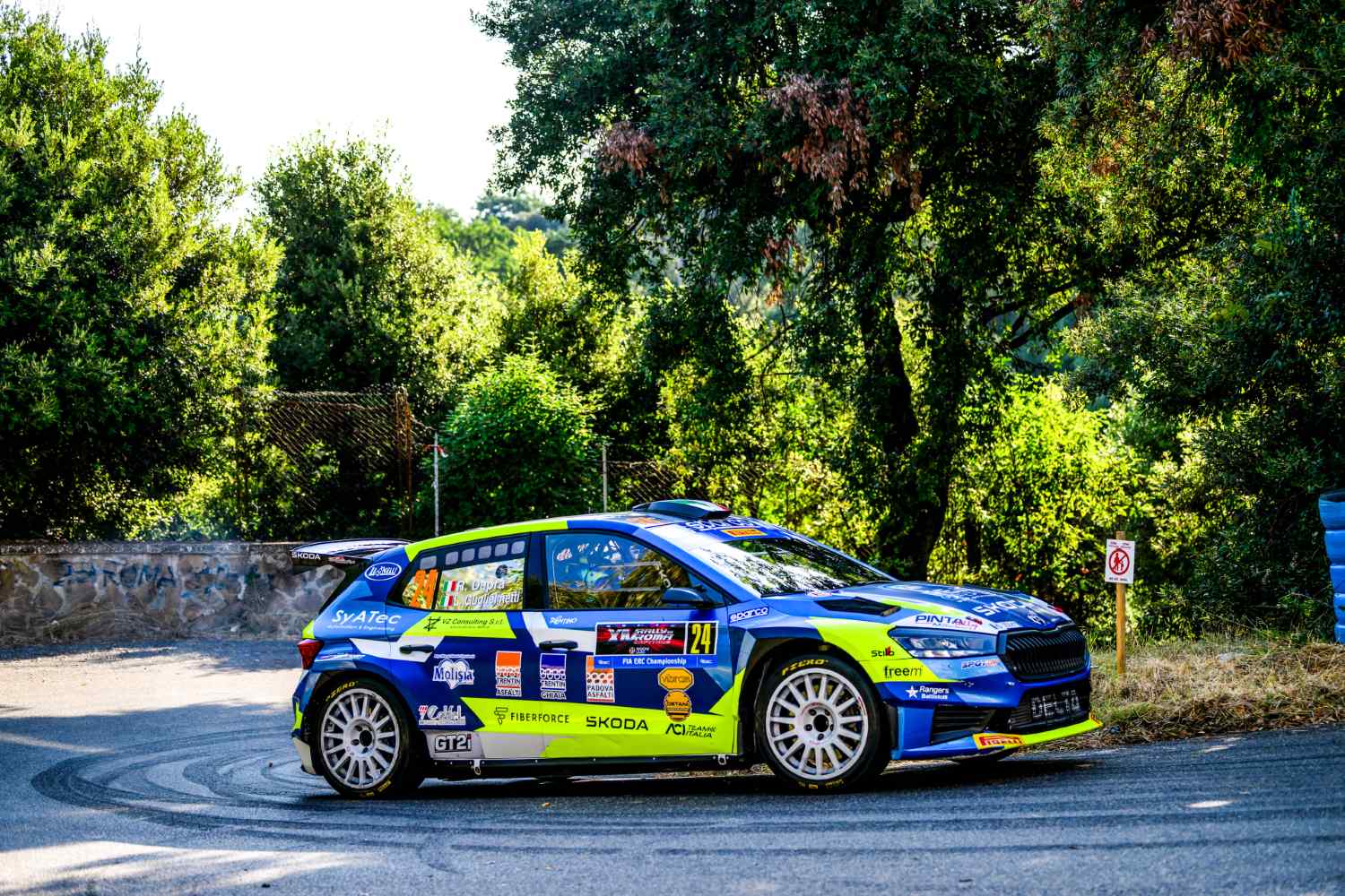 ERC Rally di Roma Capitale: Roberto Daprà mais rápido na qualificação