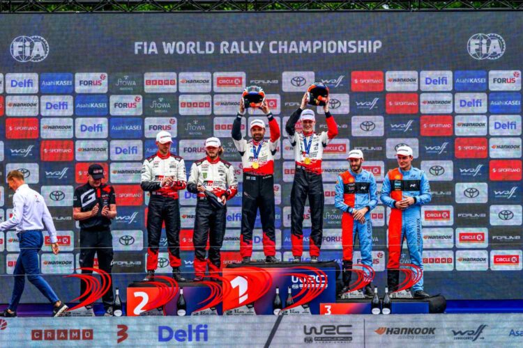 As palavras de Akio Toyoda para Sami Pajari: “É sempre gratificante ver pilotos experientes vencer, mas jovens trazem um entusiasmo diferente”
