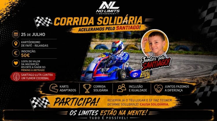 No Limits Motorsport acelera por Santiago em corrida solidária