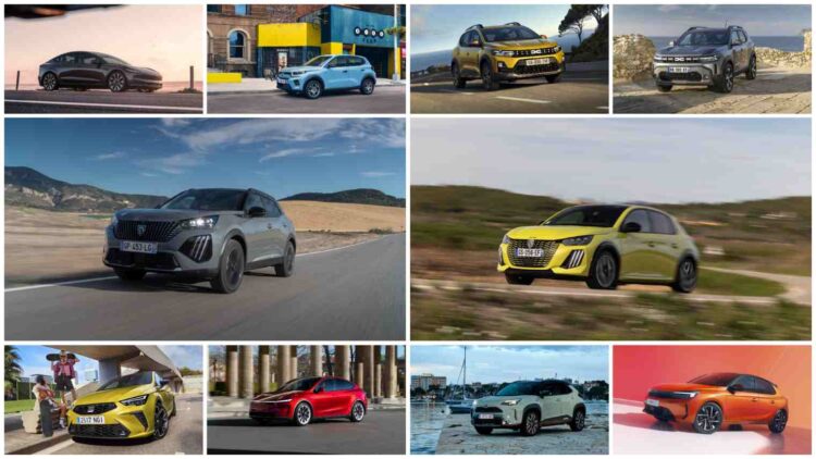 Os 30 carros mais vendidos em Portugal