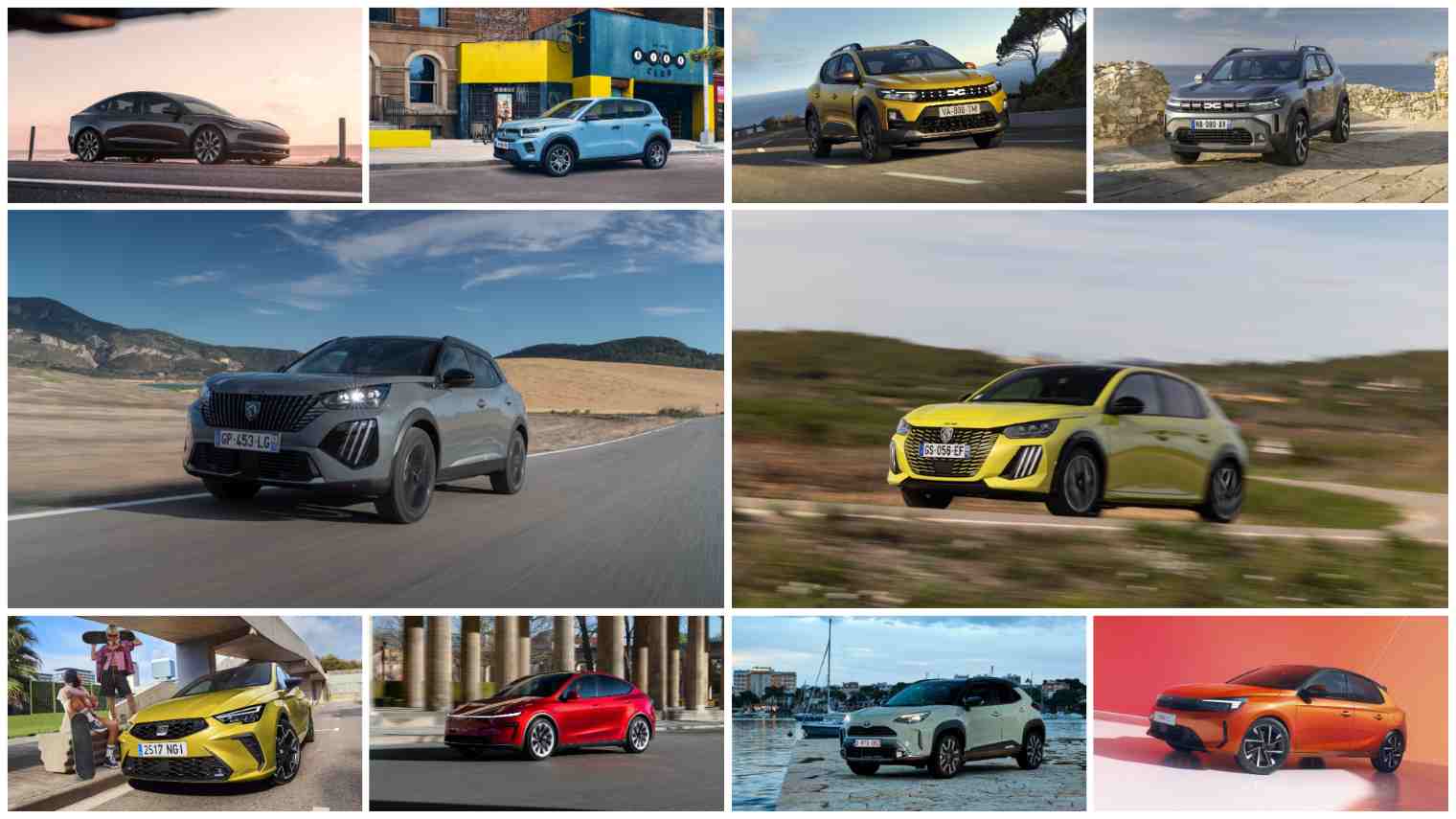 Os 30 carros mais vendidos em Portugal