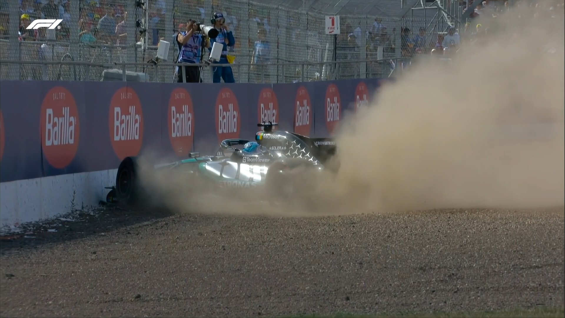 GP Grã-Bretanha F1: Esteban Ocon eliminado na Q1, susto para George Russell
