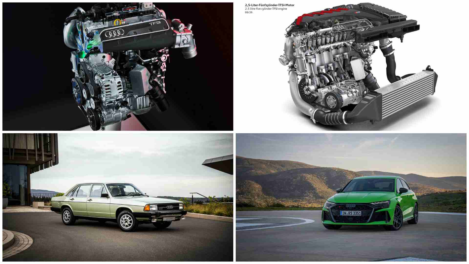 Audi pondera prolongar a vida do motor de 5 cilindros