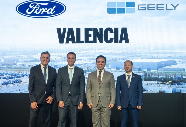 Ford e Geely parceiras em Valência