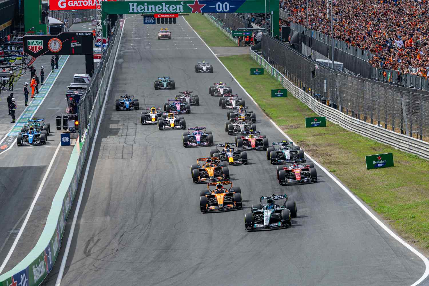 GP Países Baixos F1: Estratégia e xadrez tático definem a corrida de Zandvoort