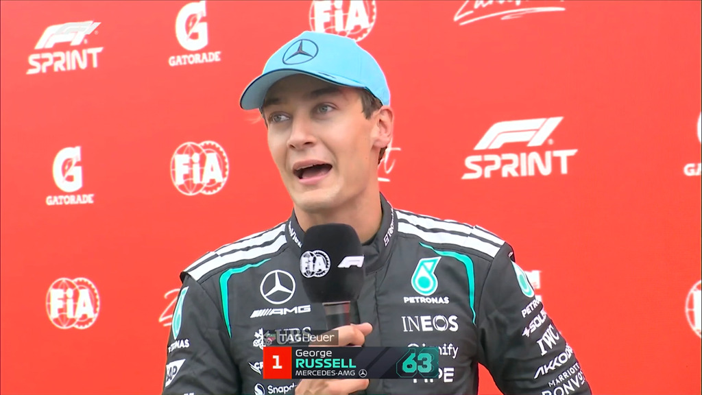 GP Países Baixos F1, George Russell vence Sprint: “Assim que vi o Charles atrás, baixei um pouco o ‘martelo’…”