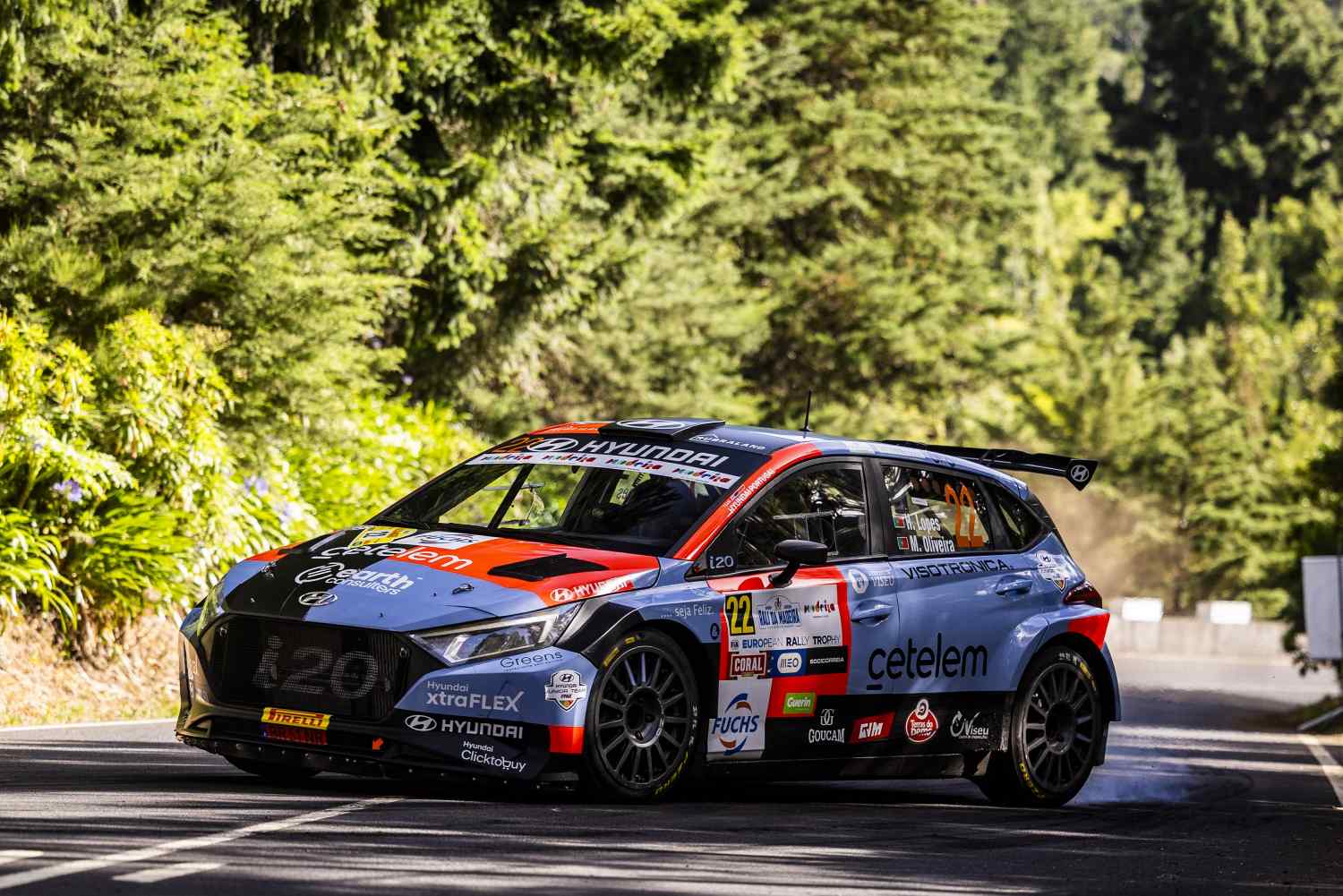 Balanço positivo para Hugo Lopes no exigente Rali da Madeira: “nunca andei tão depressa ao volante do Hyundai”