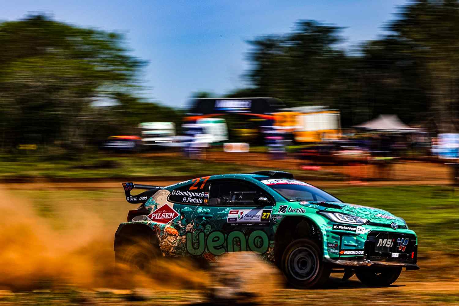 Diego Domínguez lidera WRC2 no Paraguai após dia de grande desgaste