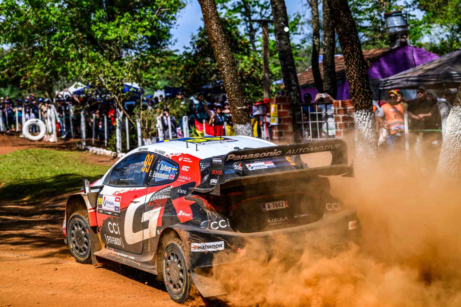 WRC, Rali do Paraguai/PEC1: caos na abertura do rali, Oliver Solberg na frente