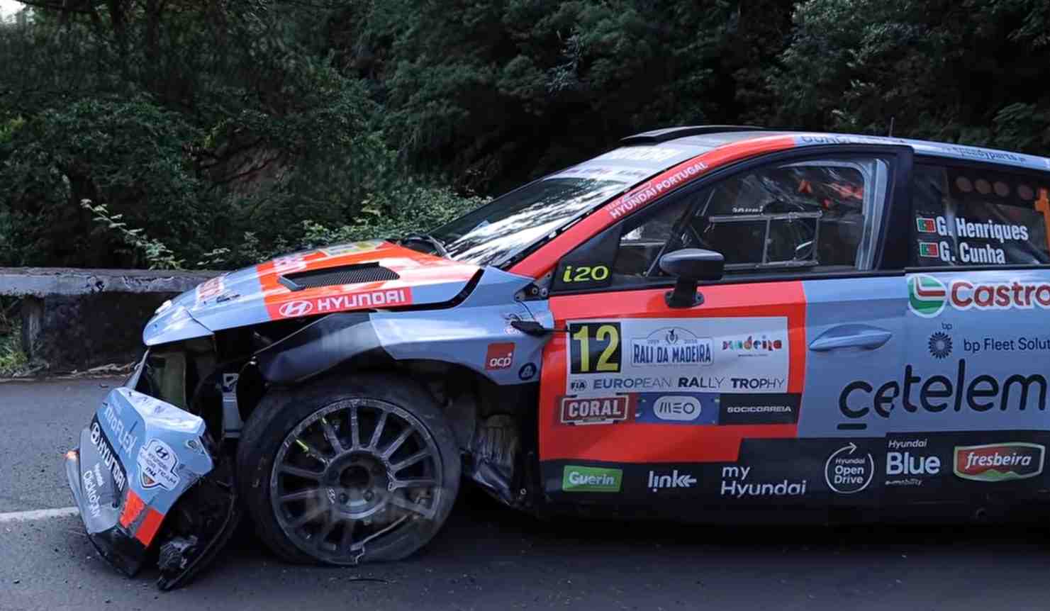 Gonçalo Henriques acidentado no Rali da Madeira: “vamos trabalhar ainda mais para ser rápidos e consistentes”