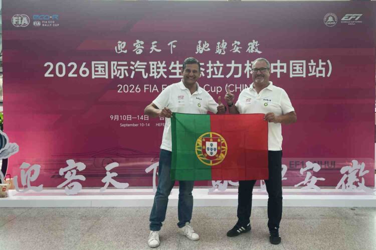 Dupla portuguesa conquista o oitavo lugar no Eco Rally China
