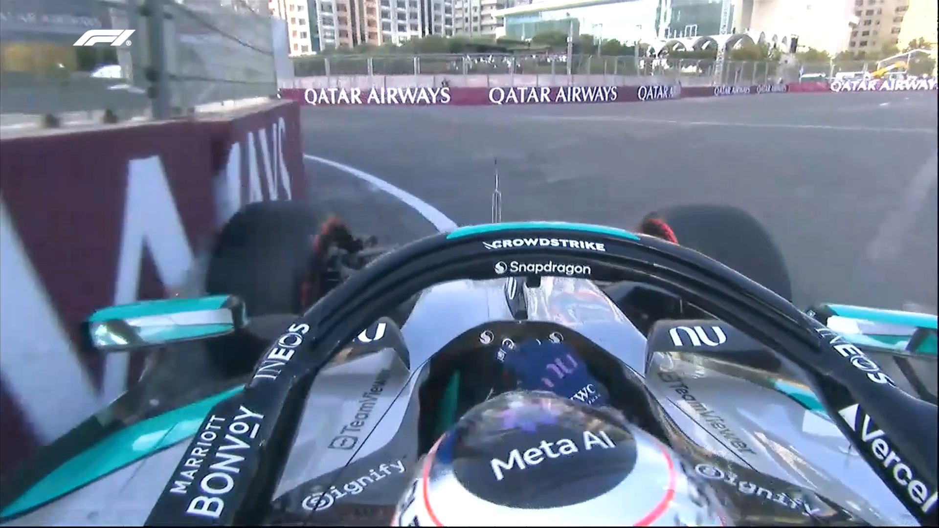 GP do Azerbaijão F1, Q1: Kimi Antonelli fora da qualificação a