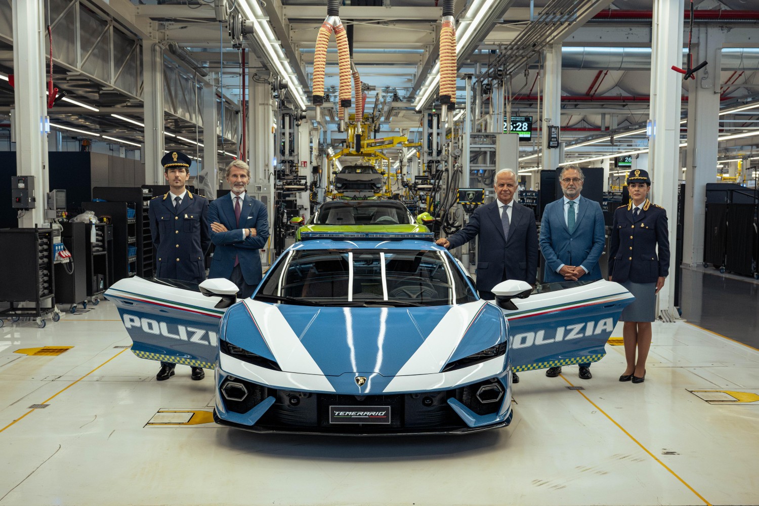Lamborghini Temerario ao serviço da polícia italiana