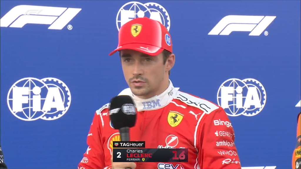 GP Azerbaijão F1, Charles Leclerc: “Diferença é muito maior do que antecipávamos”