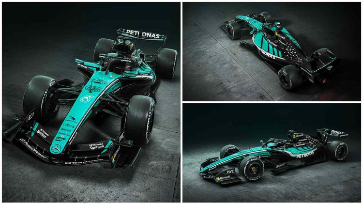 Mercedes revela decoração especial para o GP do Bahrein F1 na Malásia