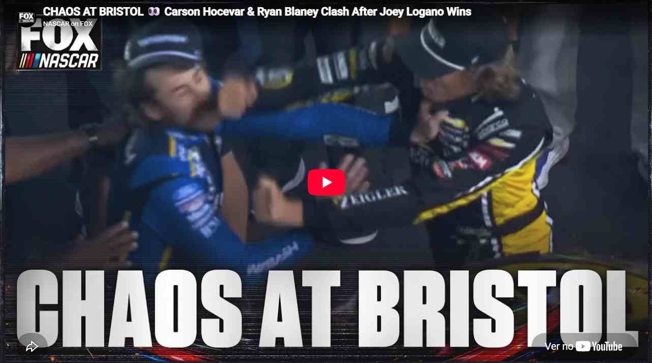 “Mosquitos por cordas” na NASCAR: ‘confronto’ entre Ryan Blaney e Carson Hocevar