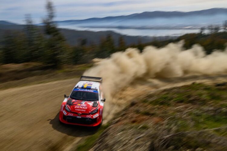 Oliver Solberg lidera Rali do Chile sob condições variáveis no 1º dia