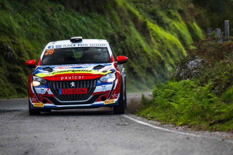Pedro Câmara segundo no Rallye Villa de Llanes da Peugeot Rally Cup Ibérica