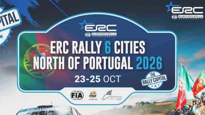 Europeu de Ralis regressa ao Norte com Guimarães e Ribeira de Pena a estrearem-se no Rally 6 Cities