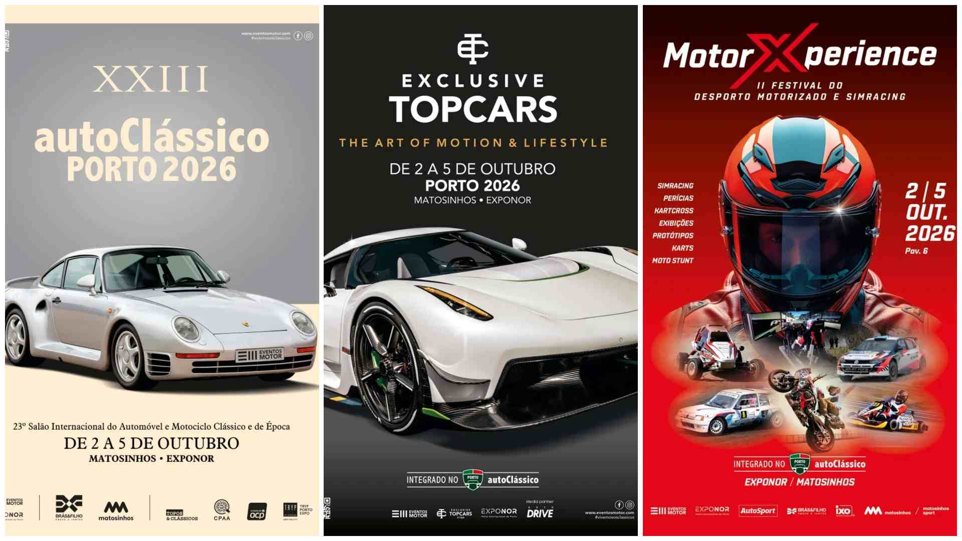 AutoClássico Porto arranca a 2 de outubro na Exponor, com Ari Vatanen e Giacomo Agostini