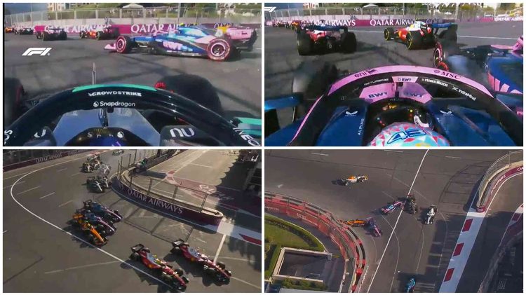 Franco Colapinto e o acidente no GP do Azerbaijão F1: “Peço muita desculpa a todos”