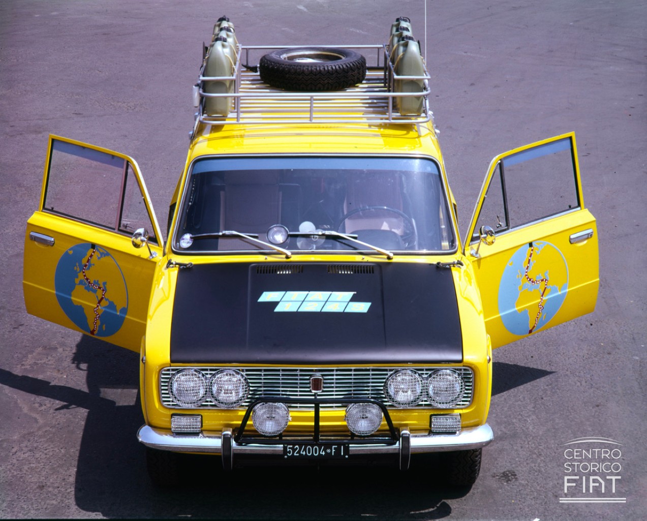 Fiat 124 celebra 60 anos em Turim