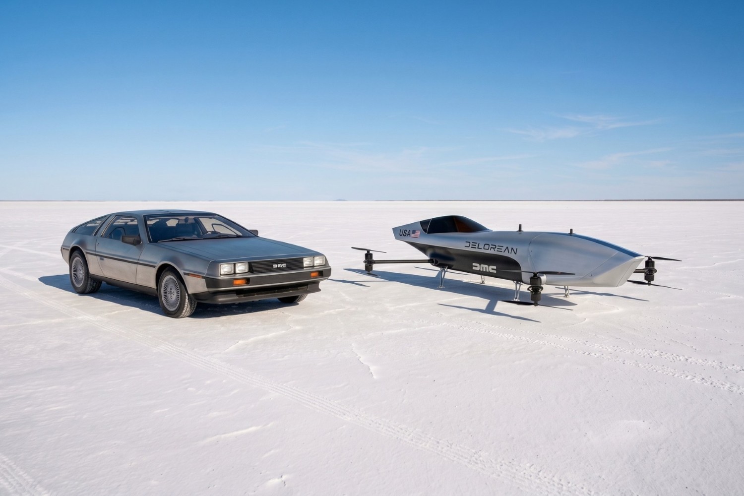 DeLorean entra nas corridas de carros voadores