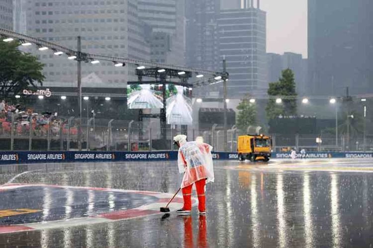 FIA adia qualificação do GP de Singapura de F1 após Sprint afetado pela chuva