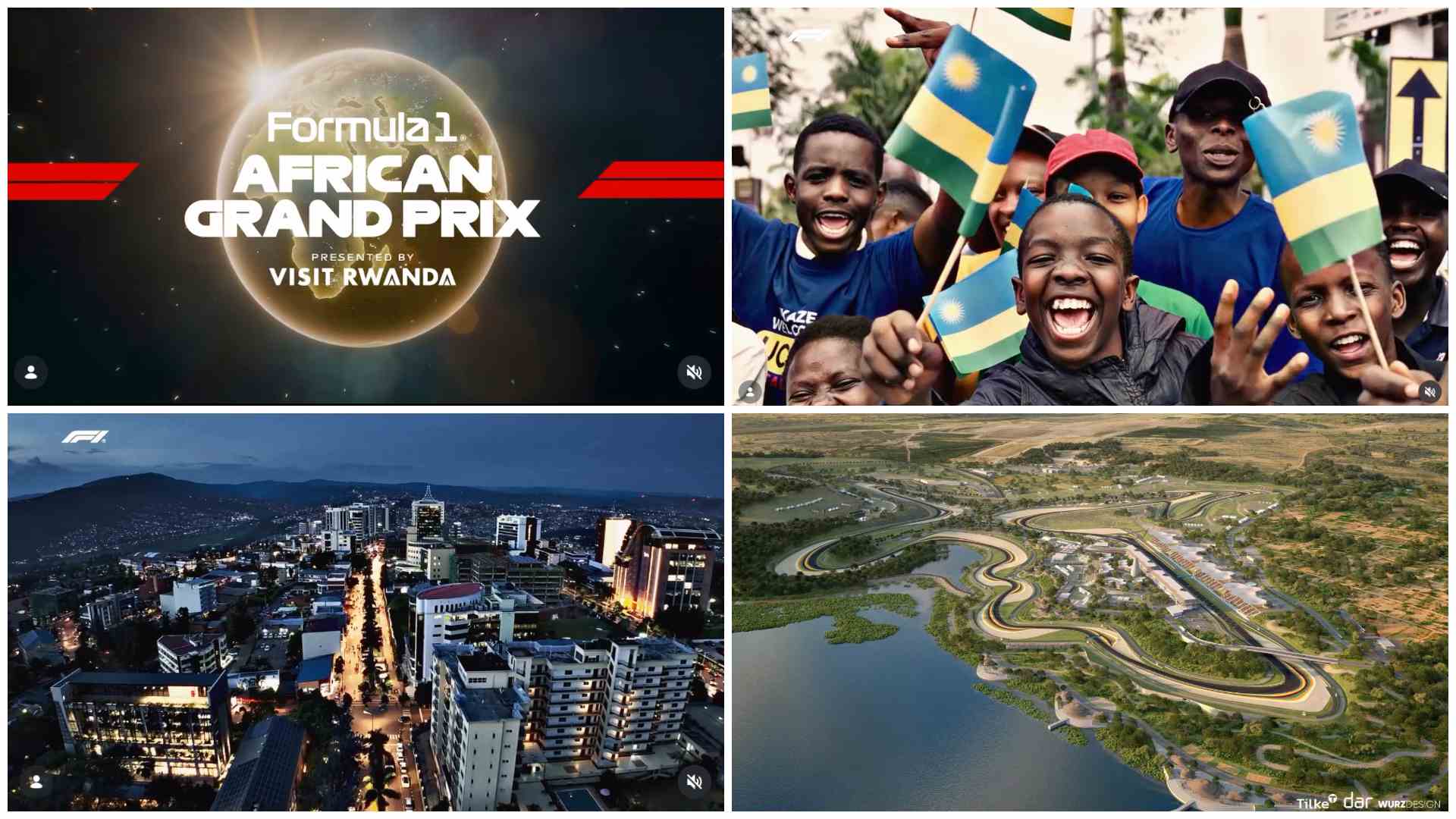 O regresso da Fórmula 1 a África com o Grande Prémio do Ruanda