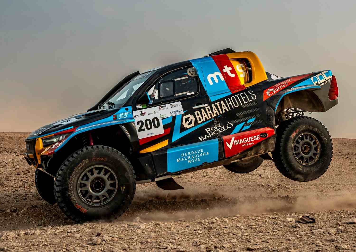 Barreto e Fiúza lideram Taça do Mundo com 2º lugar na Baja do Qatar, Al-Attiyah vence e conquista título regional