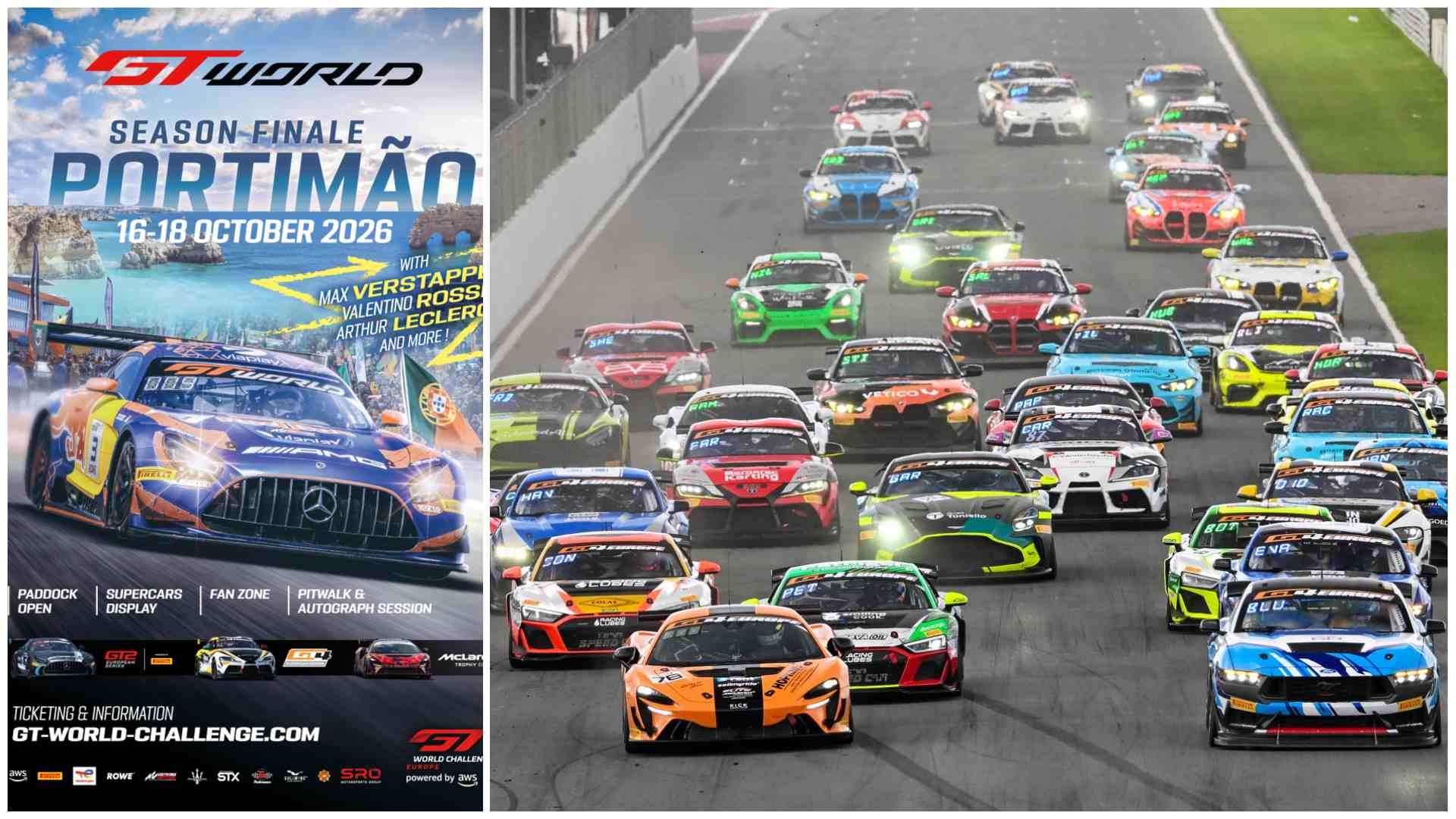 GT4 European Series decide títulos em Portimão: Max Verstappen, Valentino Rossi, e muitos mais…