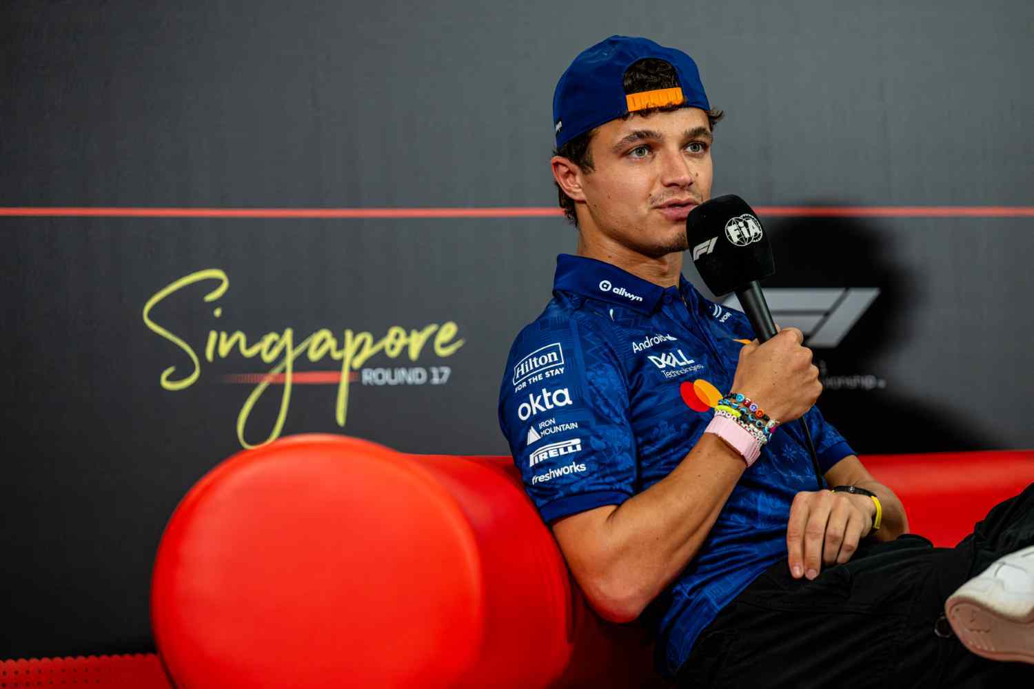 GP Singapura F1, Lando Norris confiante na solução para velocidade de ponta da McLaren