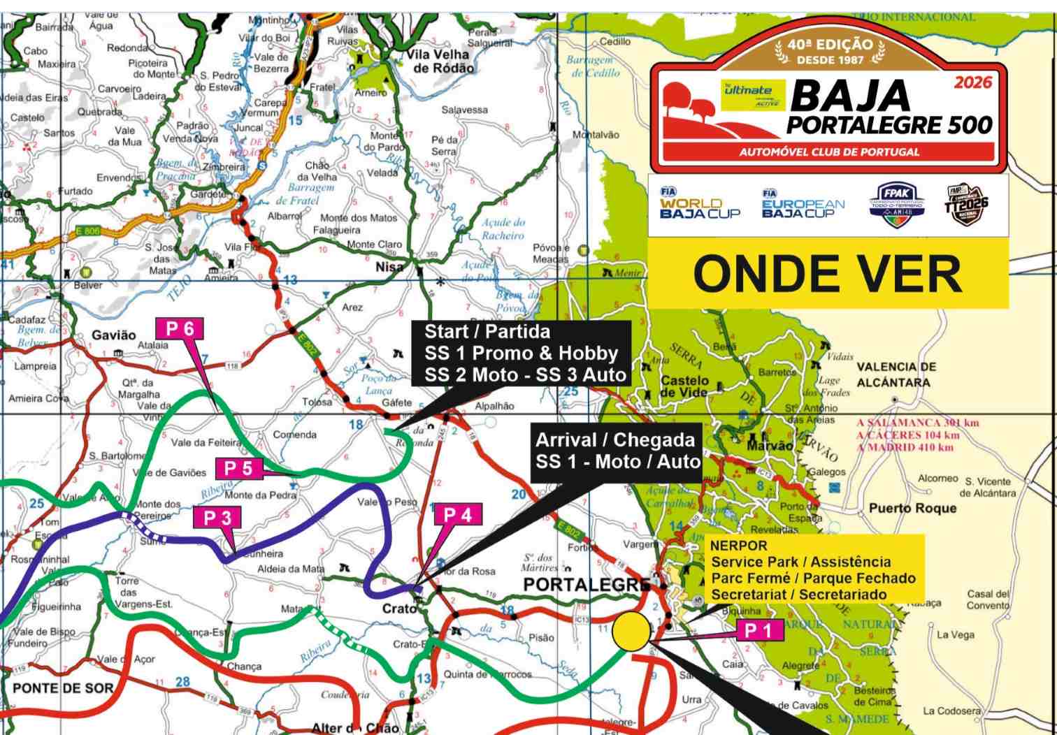 Baja Portalegre 500: Onde ver e condicionamentos de trânsito